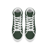 Thumbnail for OOTO - GREEN SANDS - Women's High Top Platform Shoes - 1 COLOR -