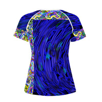 Thumbnail for NEON FRAMED ORGANICA - D65 Women's All-Over Print T shirt - 1 COLOR -