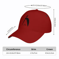 Thumbnail for OOTO - BIG STEPPIN GLYPHIC BK - HC_T9 Curved Brim Baseball Cap - 1 COLOR -