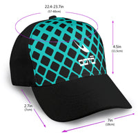 Thumbnail for OOTO - STRETCHED DASH OVER GRADIENT - HC_T2 Stitching Curved Brim Baseball Cap - 1 COLOR -