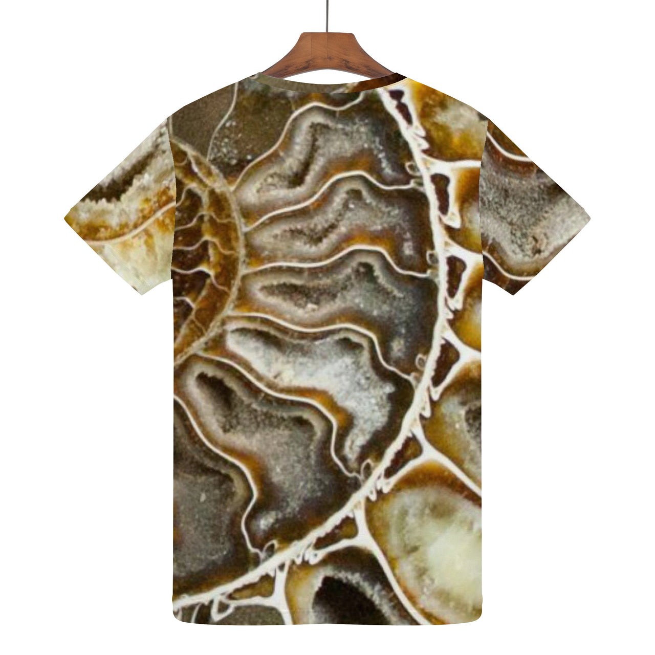 AMONITE CLOSE UP - D61 Men's All Over Print T-Shirt - 1 COLOR -