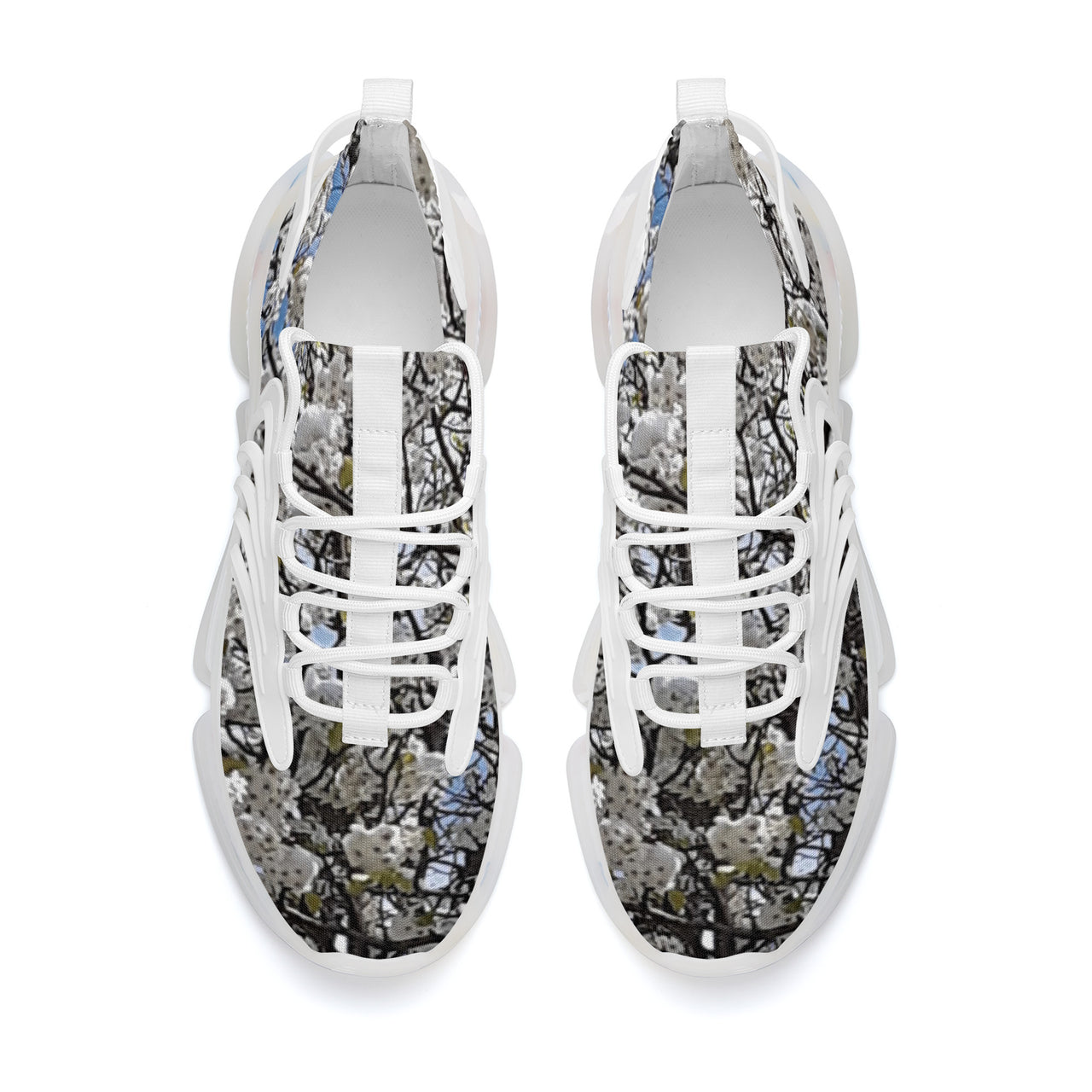 OOTO - BLOSSOMS - SF_S35 Air Max React Sneakers - White soles - 1 COLOR -