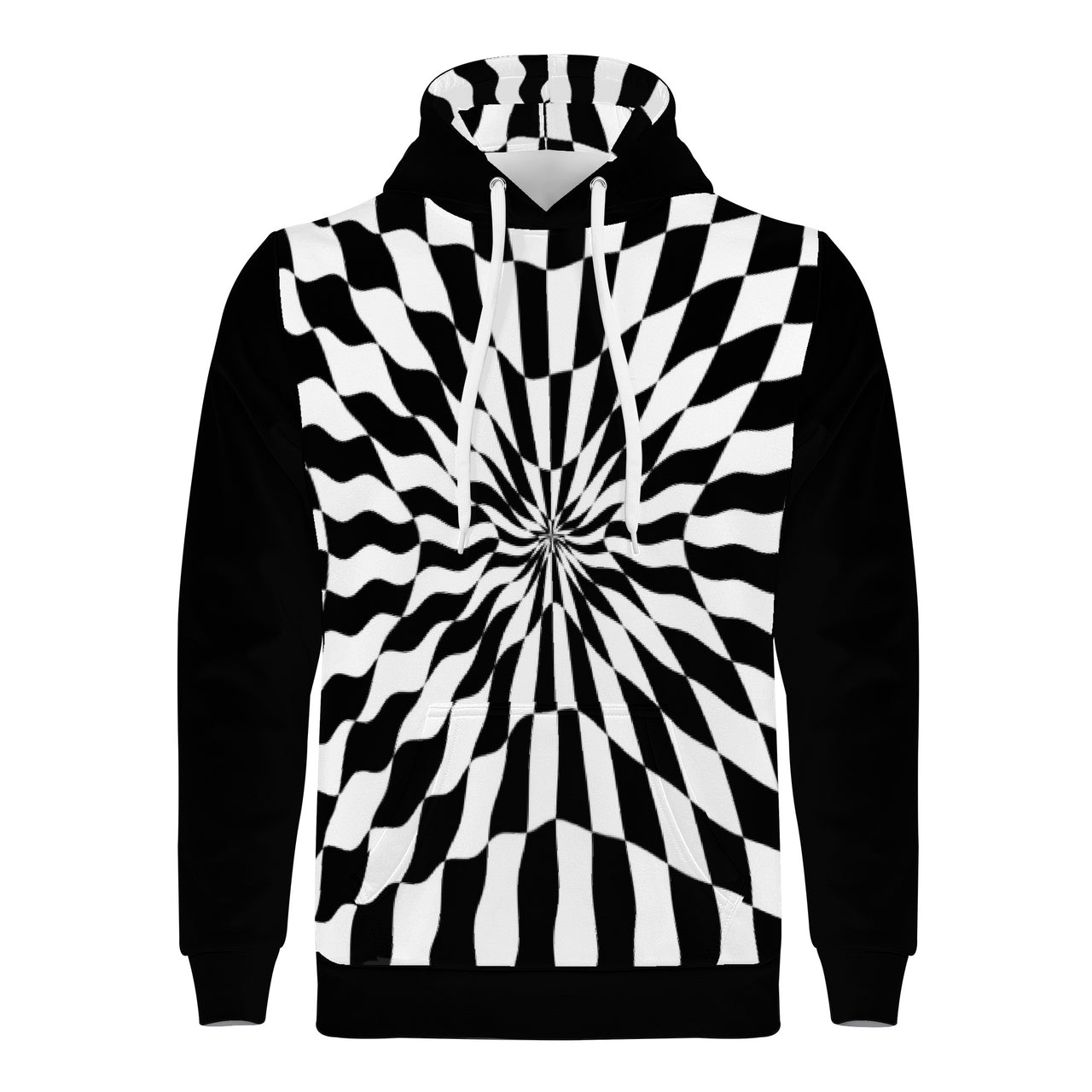 OOTO - CHECKERED PAST - D55 Men's All Over Print Hoodie - 1 COLOR -