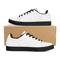 Thumbnail for OOTO - SIMPLE CLASSIC B & W - Boarding shoes -  D27 Low-Top Synthetic Leather Sneakers - Black soles - 1 COLOR -