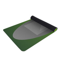 Thumbnail for OOTO - Yoga Mat- Gray shape phase en green