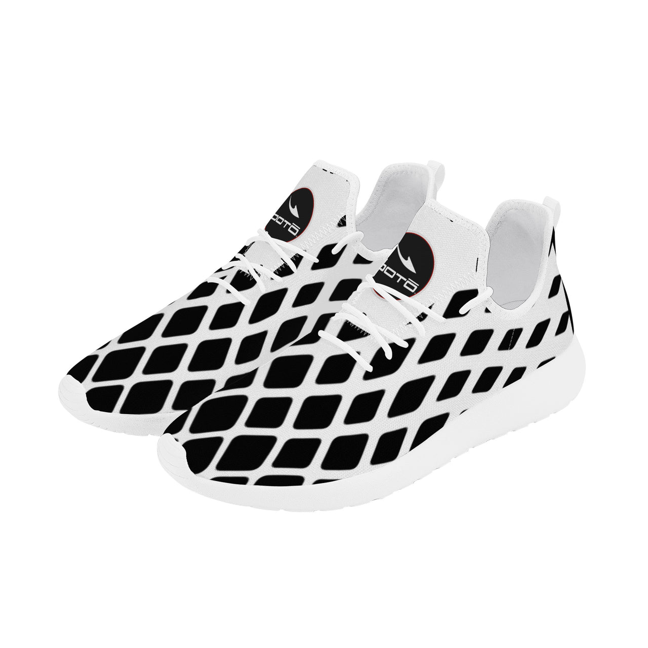 OOTO - Lightweight Mesh Knit Sneaker - PERPLEXED - White soles - 1 COLOR -