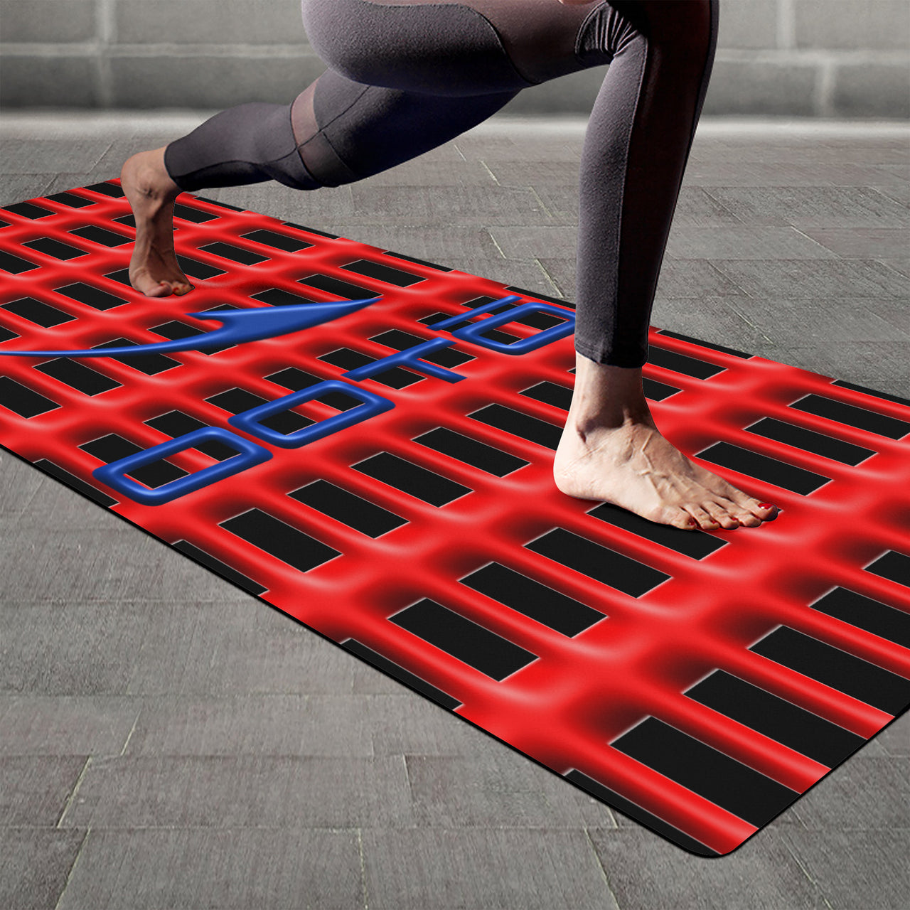 OOTO - Yoga Mat - Red screen  - 3D PRINT -