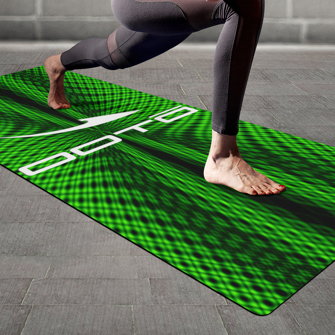 OOTO - Yoga Mat - Green traverse