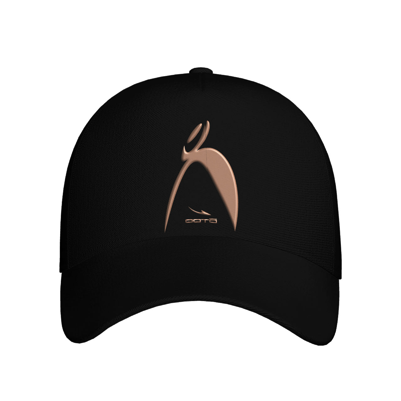 OOTO - BIG STEPPIN GLYPHIC - 3D COPPER PRINT - HC_T9 Curved Brim Baseball Cap - 1 COLOR -