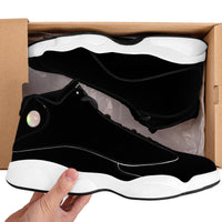 Thumbnail for OOTO - EZ BLACK - SF_D89 Basketball Shoes - White soles - Black tread - 1 COLOR -