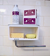 Thumbnail for Ecoco - Wall Mounted Towel and Soap Shelf - Bath or Kitchen! -