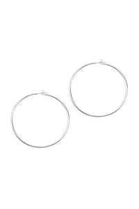 Thumbnail for Thick Wire 60mm Hoop Earrings - 4 FINISHES -