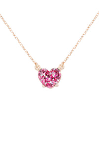 Thumbnail for Heart Glitter Epoxy Necklace - 9 COLORS -