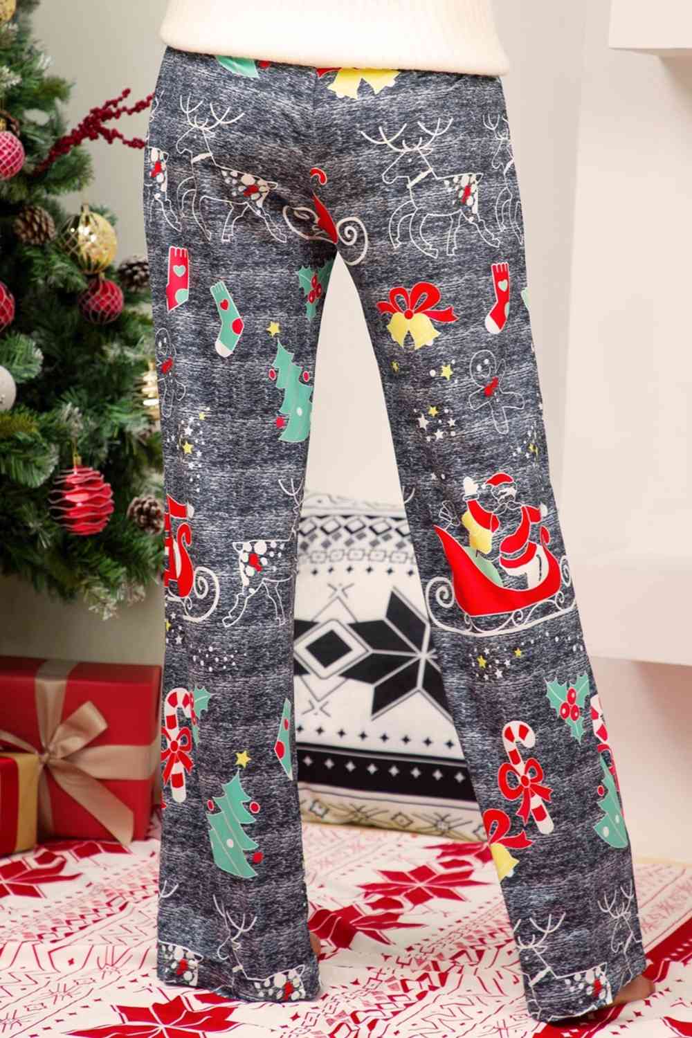 Christmas Straight Leg Pants - T - 3 COLORS -