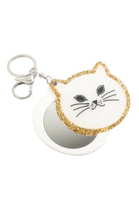 Thumbnail for Riah Fashioin - Cat With Mirror Keychain -