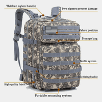 Thumbnail for Jupiter Gear - Tactical 45L Molle Rucksack Backpack - 6 COLORS / CAMOS -