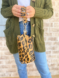 Thumbnail for Keyper - Brown Leopard SIGNATURE 2-Piece KEYPIT Set • Wristlet - 6 OPTIONS -