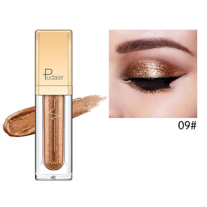 Pudaier Glitter & Glow Liquid Eyeshadow - Copper - 1 COLOR -