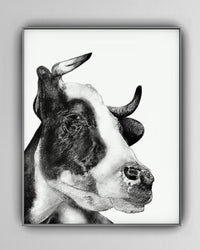 Thumbnail for Farmhouse Bull Wall Art Print - 3 SIZES -