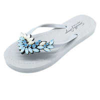 Thumbnail for SAND BY SAYA N.Y. - Manhattan Pearl - Flat Flip Flops Sandal - 5 COLORS -