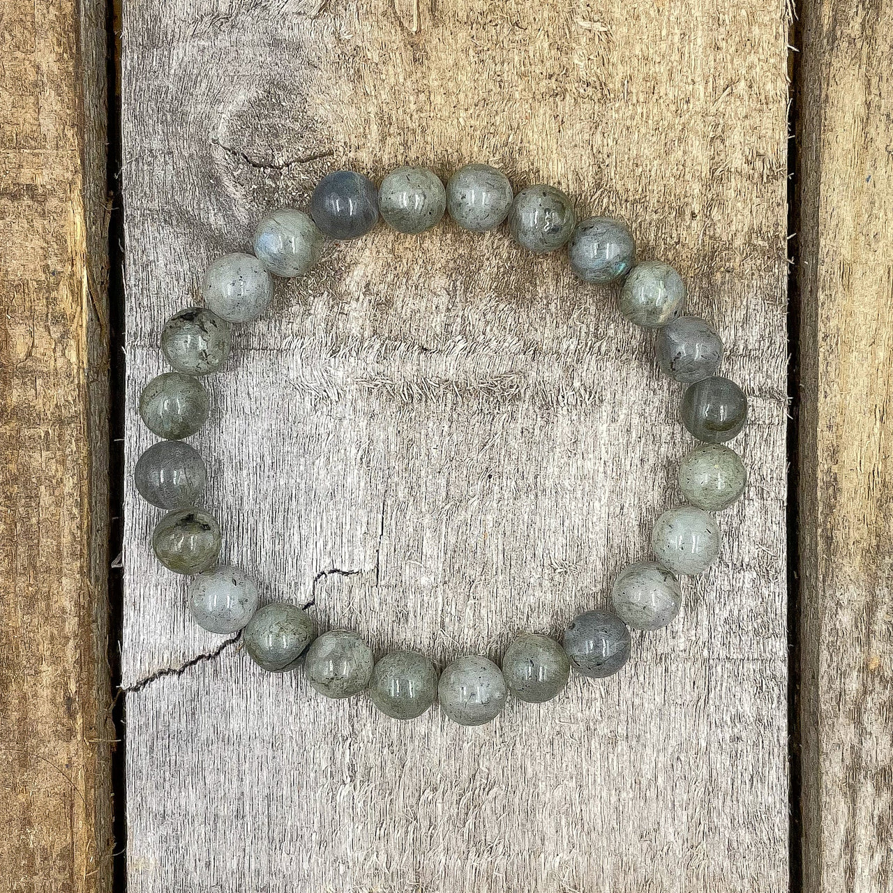 Union - Labradorite Gemstone Beaded Bracelet -