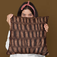 Thumbnail for Plutus Brown Plush Pelt Animal Faux Fur Luxury Throw Pillow - 10 SIZES -