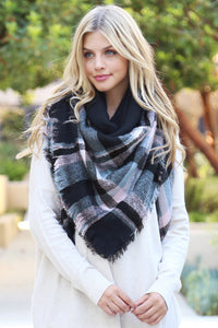 Thumbnail for Riah Fashion - Blanket Fringed Scarf -