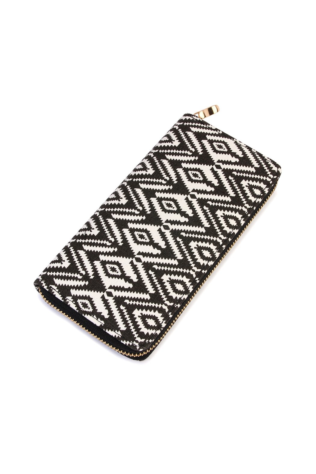 Chevron Zipper Wallet - 3 COLORS -