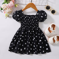 Thumbnail for Printed Square Neck Smocked Dress - T - 5 SIZES - 5 COLORS -