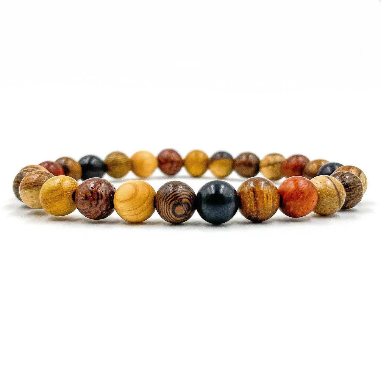 Union - All Mixed Up Wood Mala Beaded Bracelet -