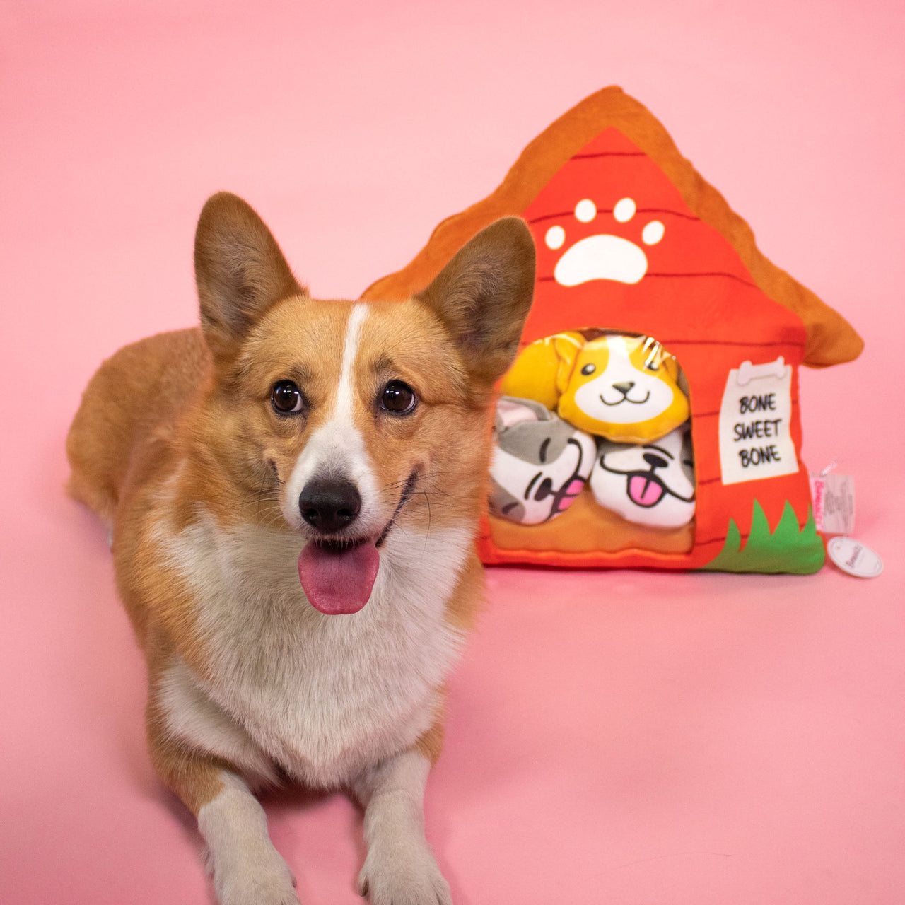 Tic Tac Toe Plushie game - Dog house game / board -