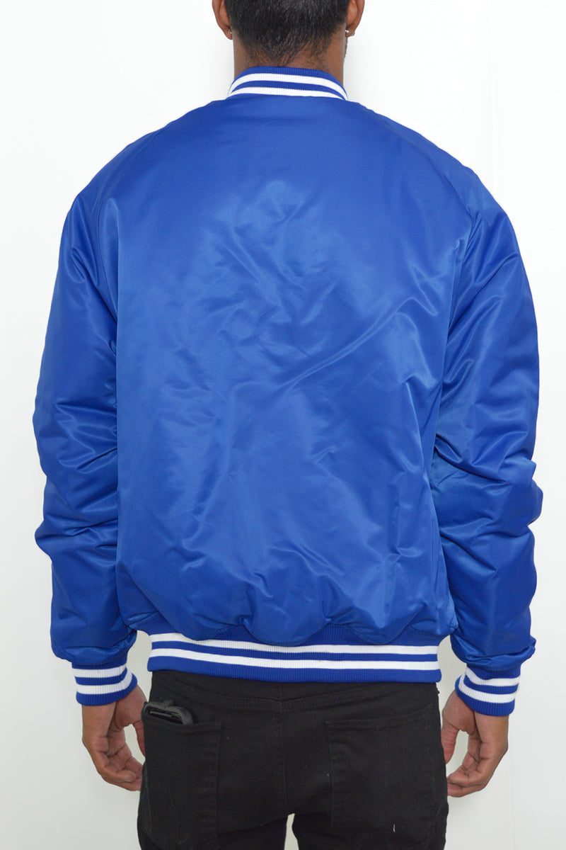 Classic Varsity Windbreaker Bomber Jacket - 1 COLOR -