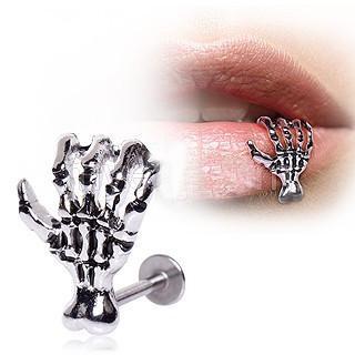 Surgical Steel Zombie Claw Labret / Lip -