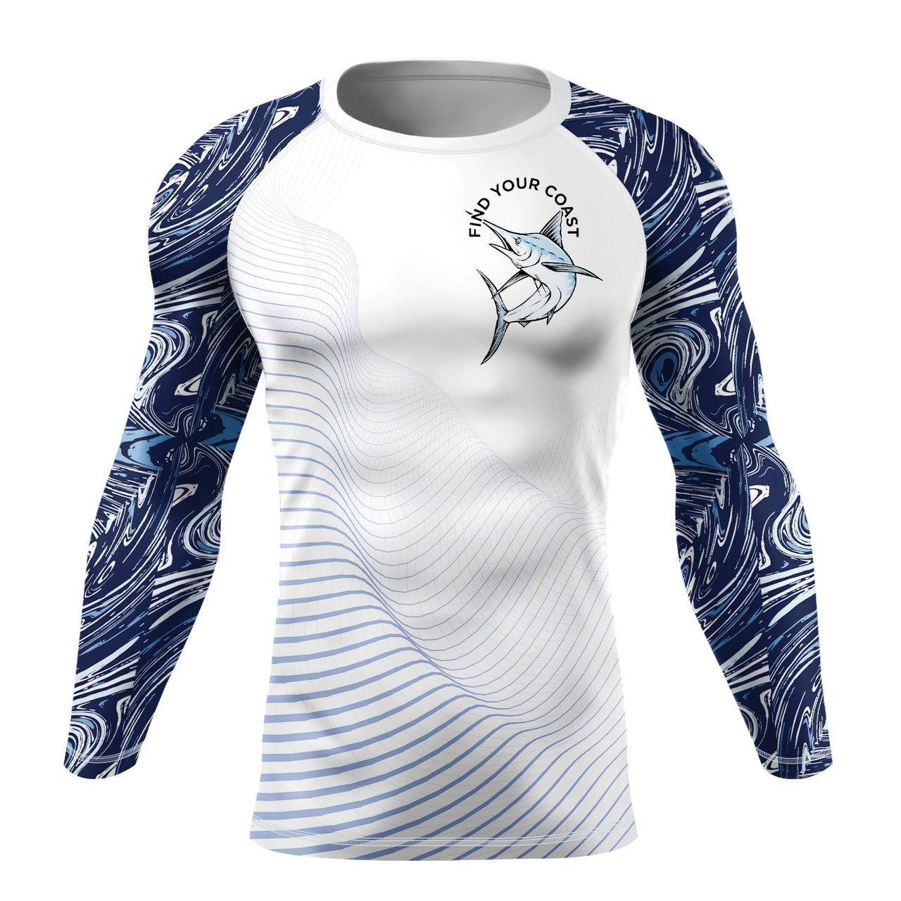 FYC - Men's Offshore Fishing Performance UPF Rash Guard - 1 COLOR -