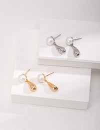 Thumbnail for Dainty Raindrop Earrings