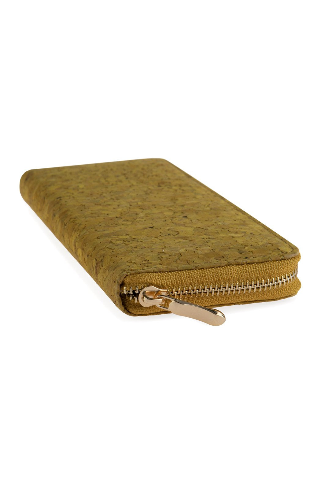 Cork Single Zipper Wallet - 6 COLORS -