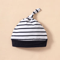 Thumbnail for Baby Elephant Graphic Top and Striped Pants Set with Beanie - 3 PCS - T - 1 COLOR -