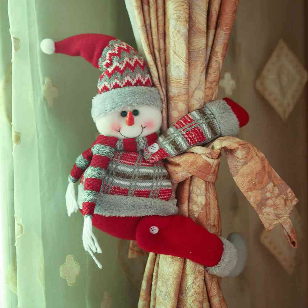 Christmas Doll Curtain Ornaments - 13.4" - [5-10 DAY DELIVERY] - T - 3 TYPES -