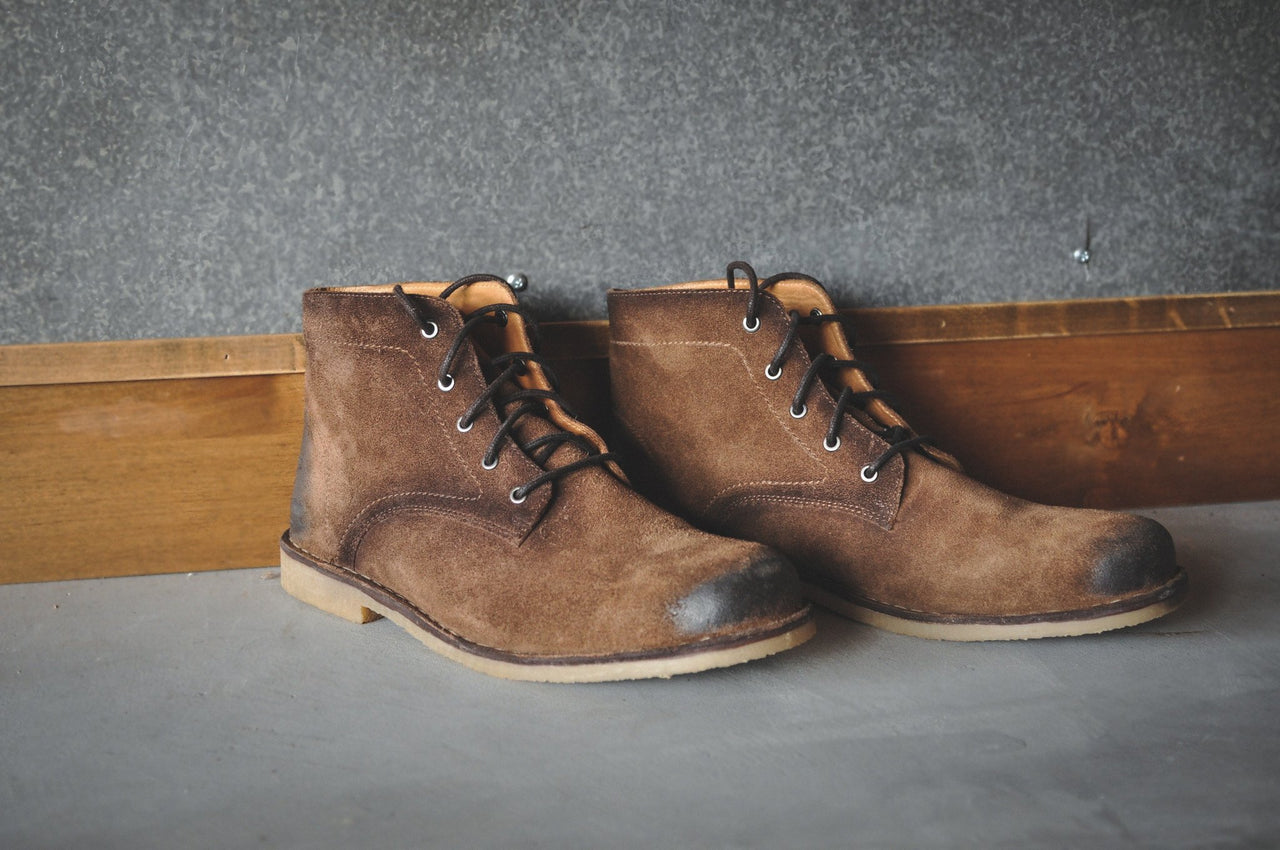 Hound & Hammer - The Grover | Burnished Tobacco Suede -