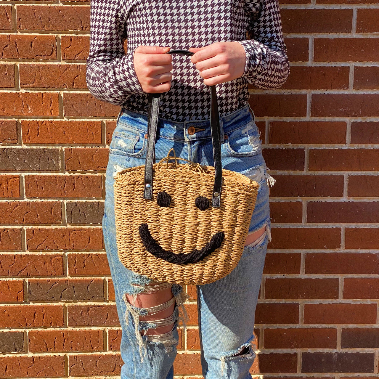 Ellison & Young - All Happy Vibes Bucket Bag - 1 BIG SMILE -