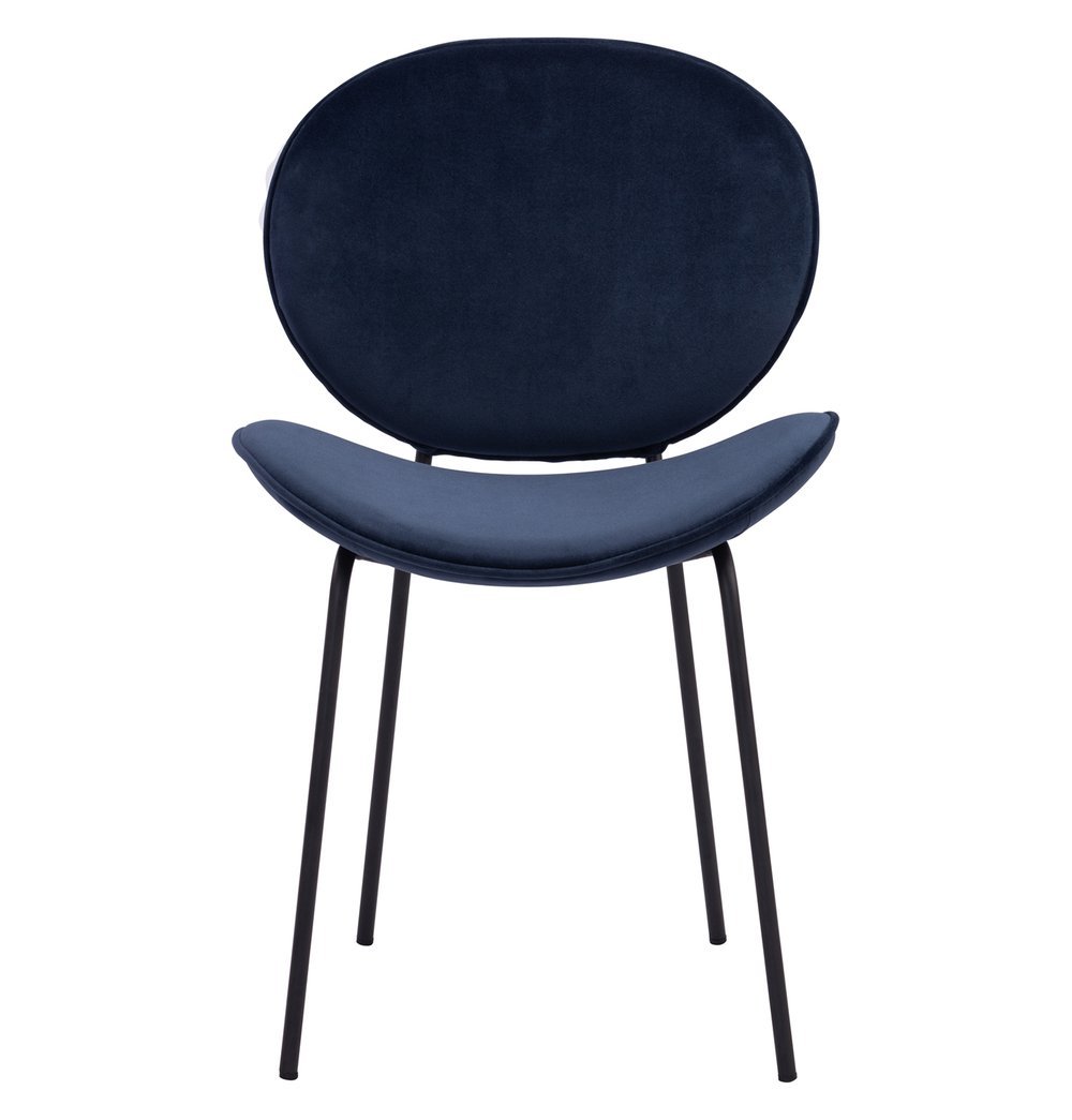 GFURN - Ormer Dining Chair - Navy Velvet -