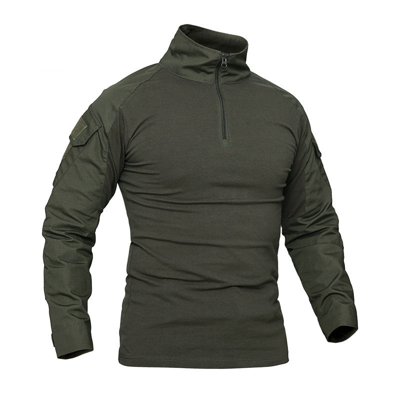 Men Outdoor Tactical LS T-Shirts - Sports Casual Shirts - Activewear - [10-15 DAY DELIVERY] - 12 CAMOS/COLORS -