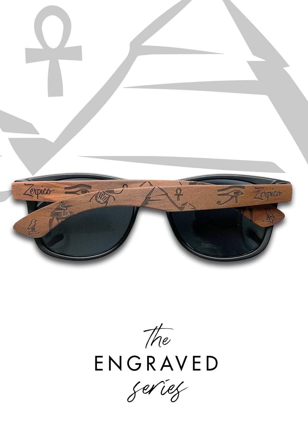 ZERPICO - Eyewood | Engraved Wooden Sunglasses - Relic - 1 COLOR -