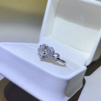 Thumbnail for 1 Carat Moissanite 925 Sterling Silver Ring