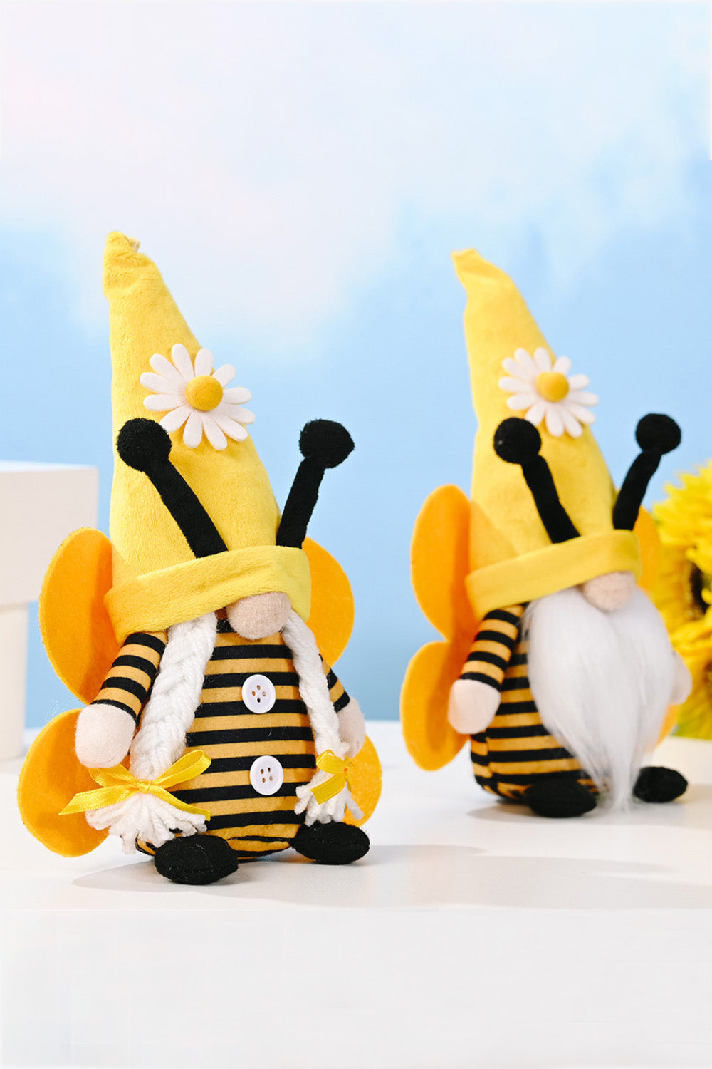 Bee Short Leg Gnomes - 10" - 2 TYPES - [5-10 DAY DELIVERY] - T -