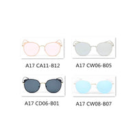 Thumbnail for Hershey | A17 - Women's Flat Lens Metal Frame Cat Eye Sunglasses - 4 COLORS -