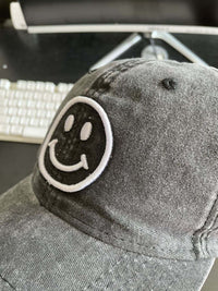 Thumbnail for Happy Face Ball Cap - 1 COLOR