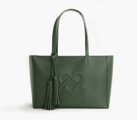 Thumbnail for GUNAS NEW YORK - Tippi - Green Vegan Leather Tote Bag - 1 COLOR -