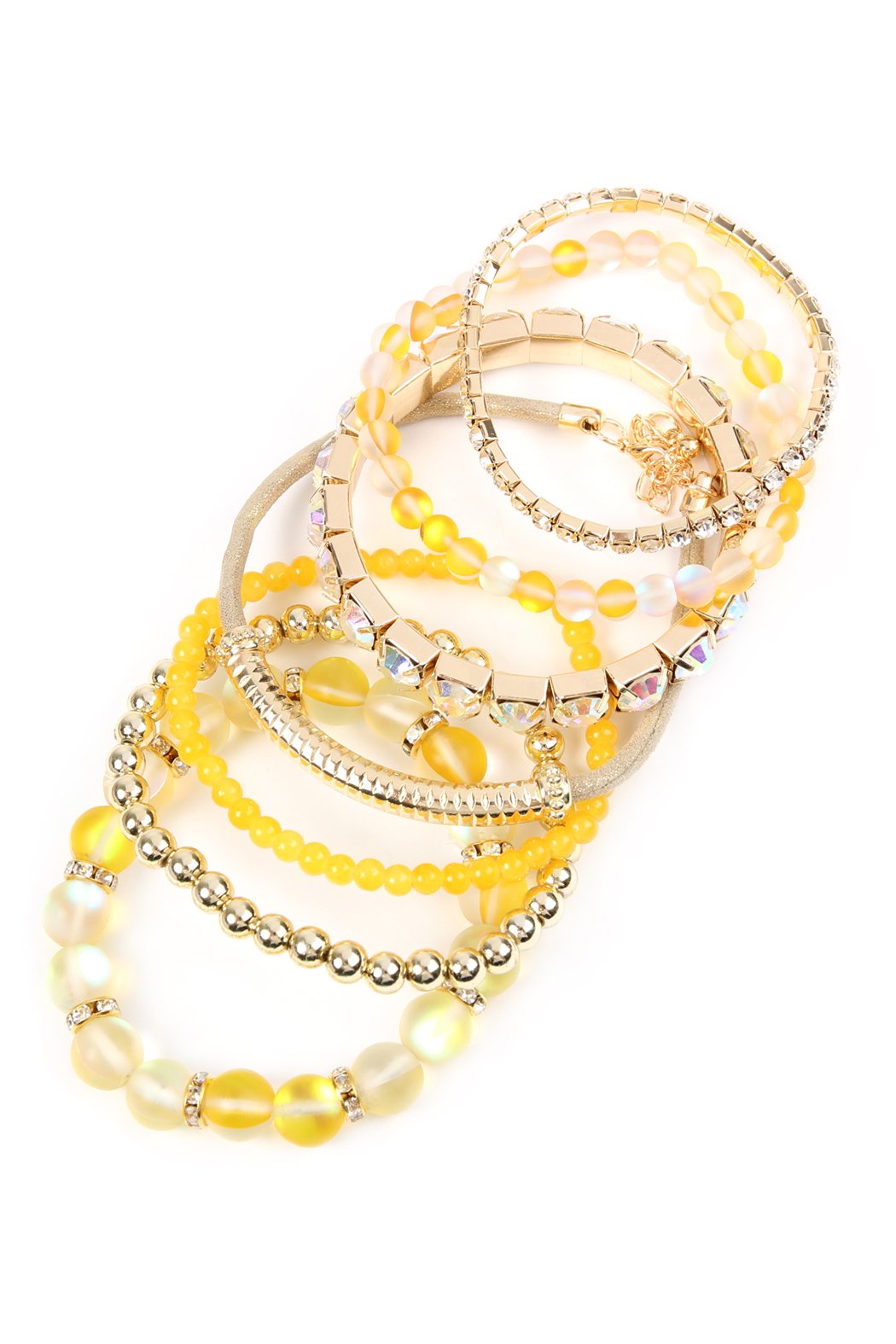 Mermaid Glass Stretch Bracelet - 7 COLORS -