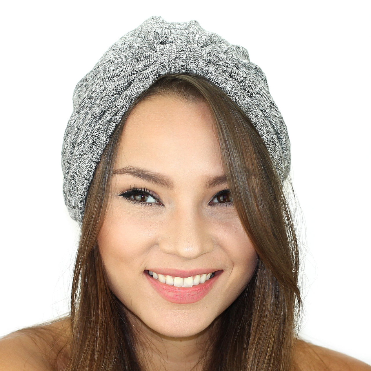 KRISTIN PERRY - Rib Knit Sweater Turban - 1 COLOR -